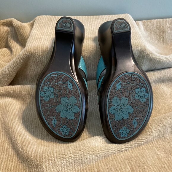 Sofft Wedge Heels Sandals - Size 10 Shoes - Picture 6 of 6